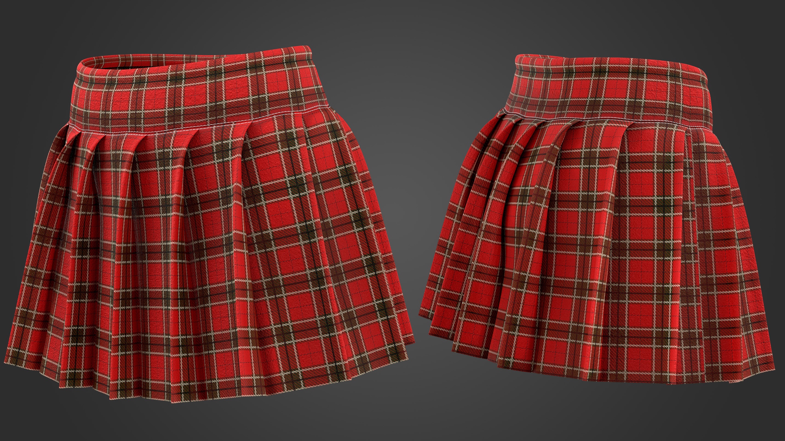 Media 1 for listing Pleated Skirt for MetaHuman