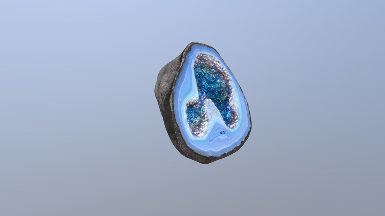 Media 1 for listing Blue Agate Geode