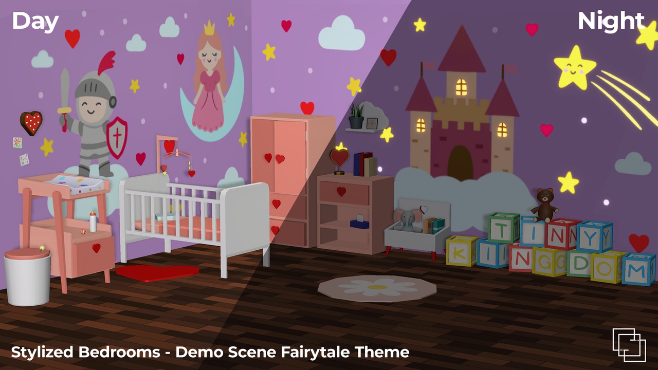 Média 1 pour l'article Stylized Bedrooms - Toys, Beds & Decor (Kids & Adults)