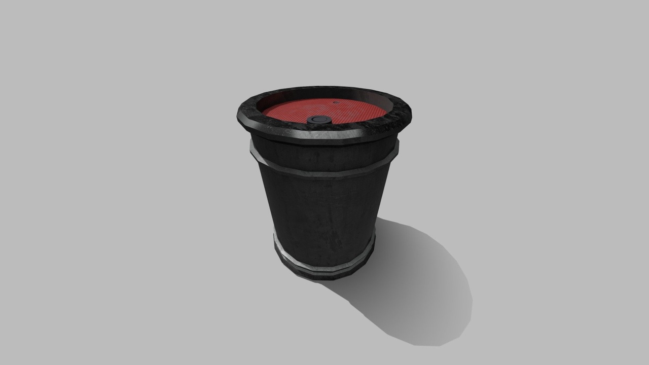 Media 1 for listing Metal barrel