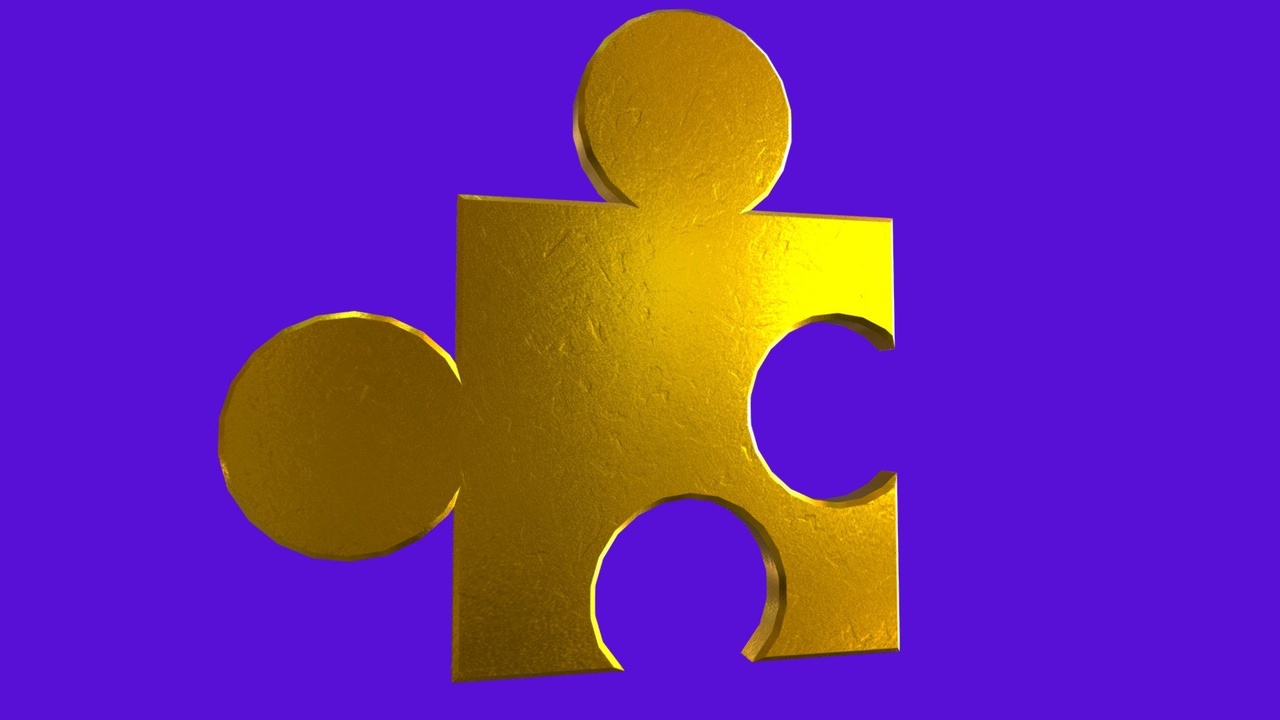 Media 1 for listing Mysterious Puzzle Piece by lizzy Koopa