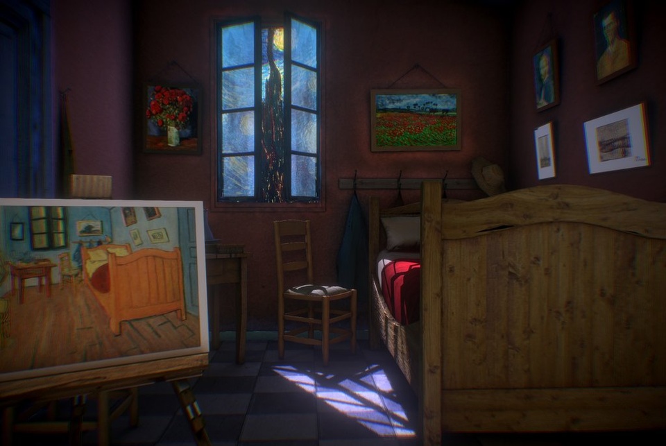 Media 1 for listing Van Gogh , Bedroom in Arles , night