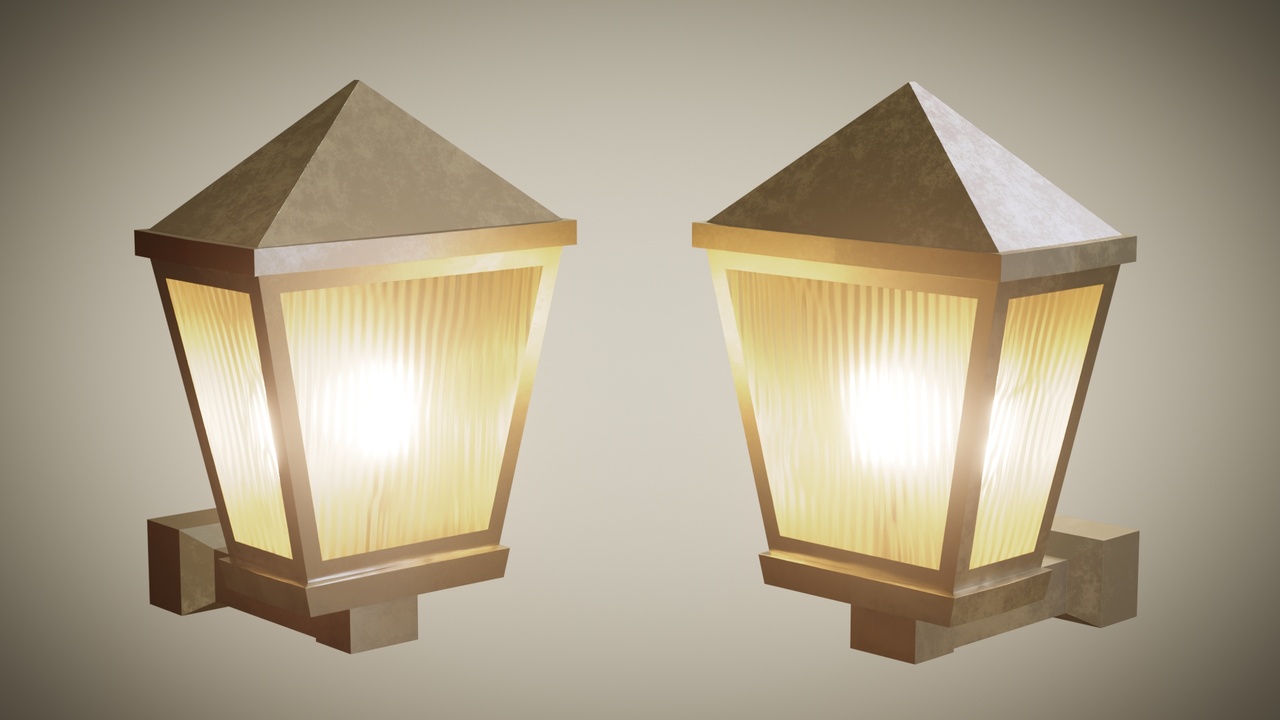 Media 1 for listing Stylized Vintage Wall Mounted Lamp