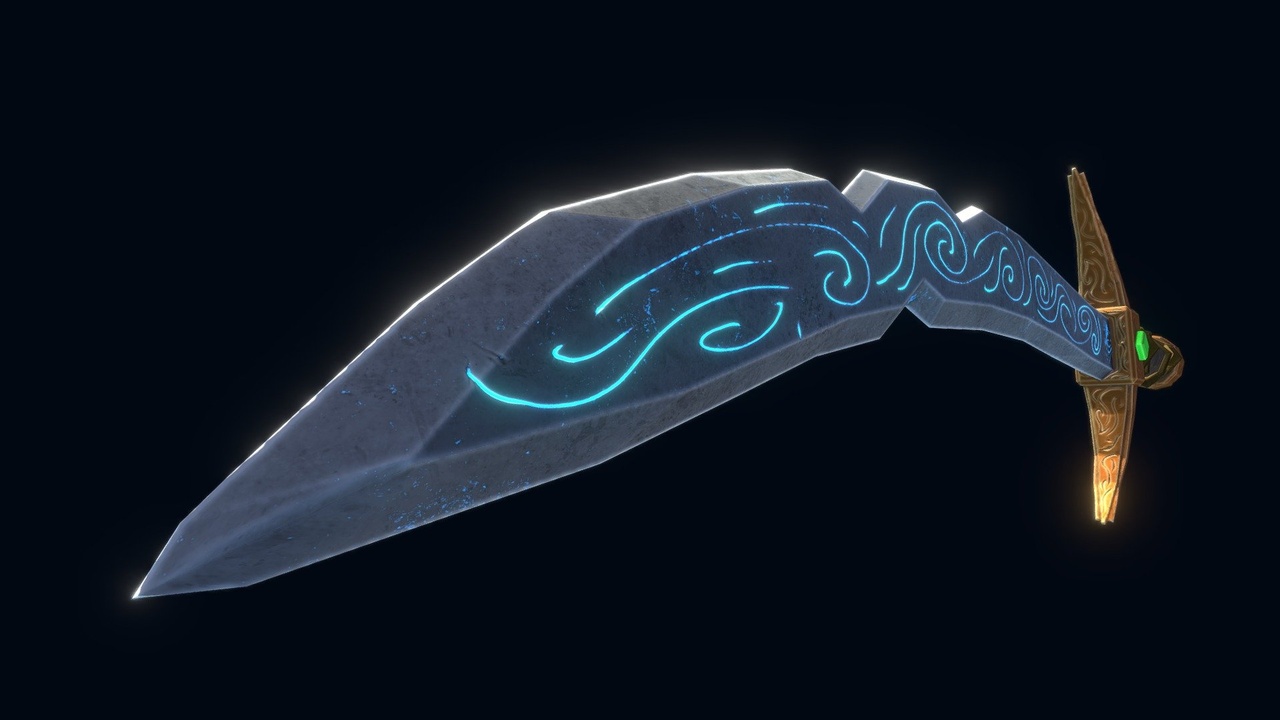 Media 1 for listing Stylized PBR Falchion/Sword V2