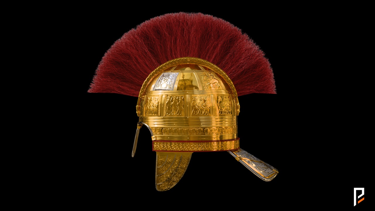 Media 1 for listing Anglo-Saxon King Helmet (Staffordshire Hoard)
