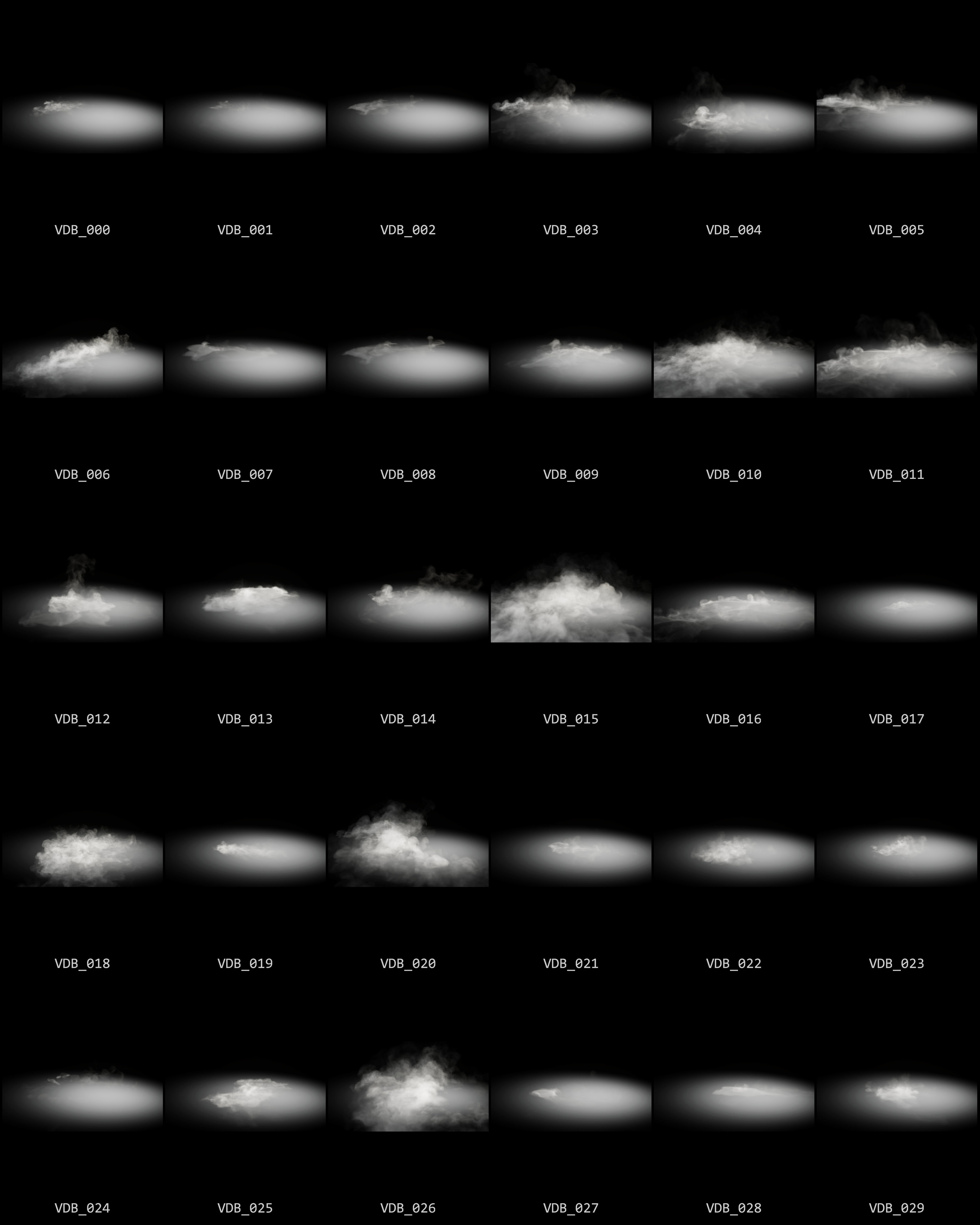 Media 1 for listing Cinematic Looping Ground Fog VDB Pack (30 VDBs)