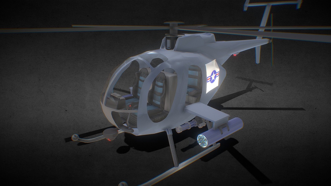 Media 1 for listing MH-6 Little Bird HQ version