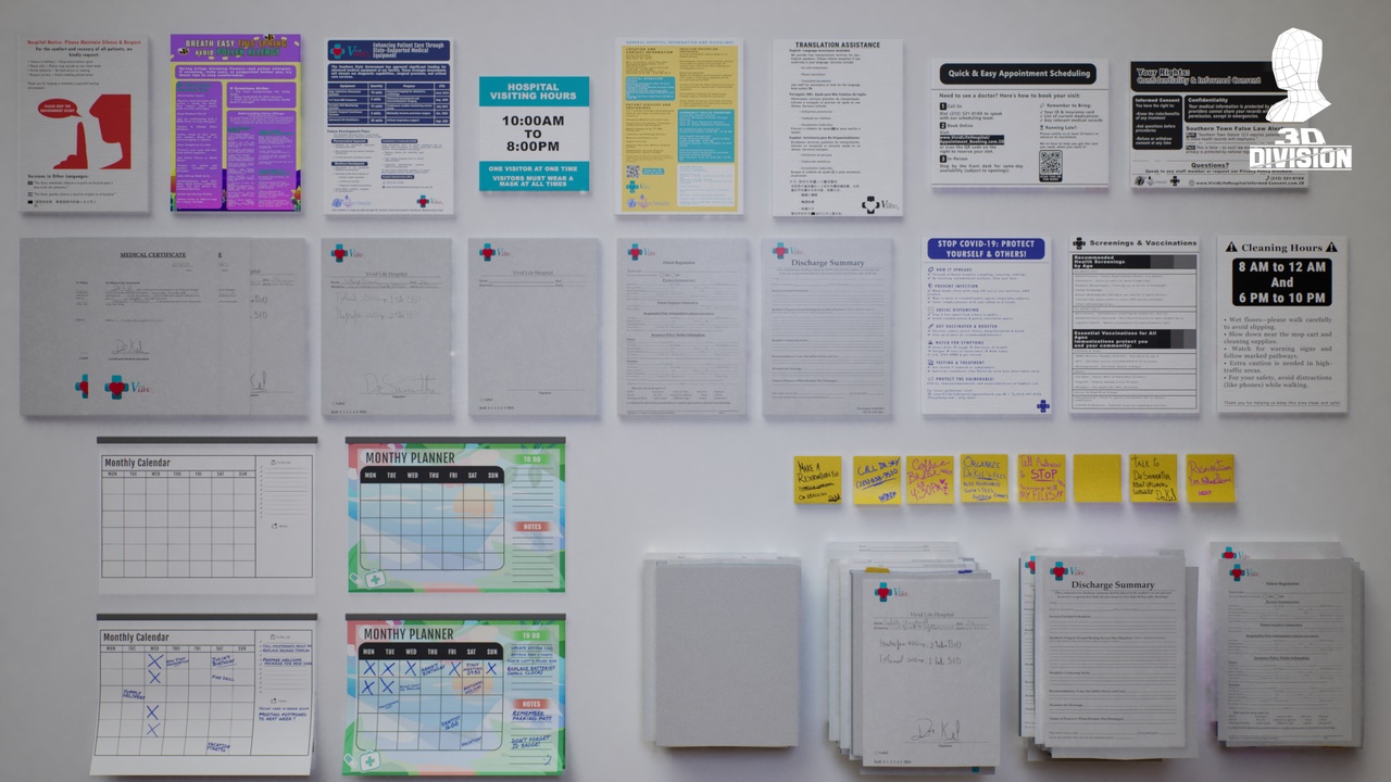 Multimedia 1 dla listy Hospital Papers - PBR Game ready