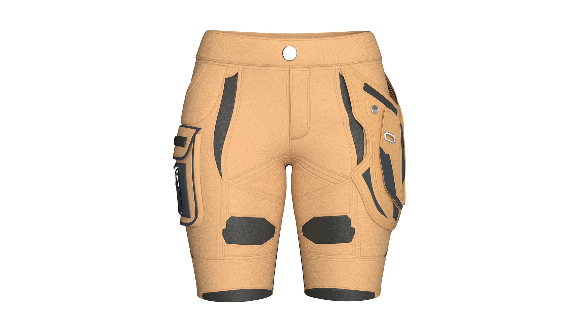 Media 1 for listing Girls Tactical Shorts With Leather | High Poly
