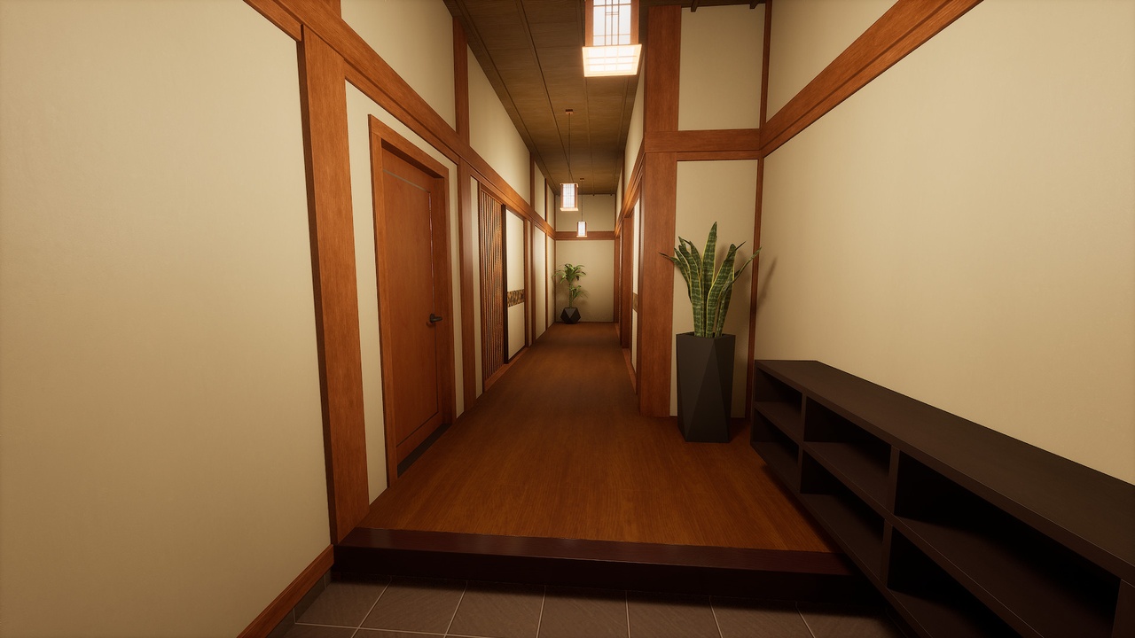 出品Traditional Japanese Inn - Hotel Room interior - Modularのメディア1