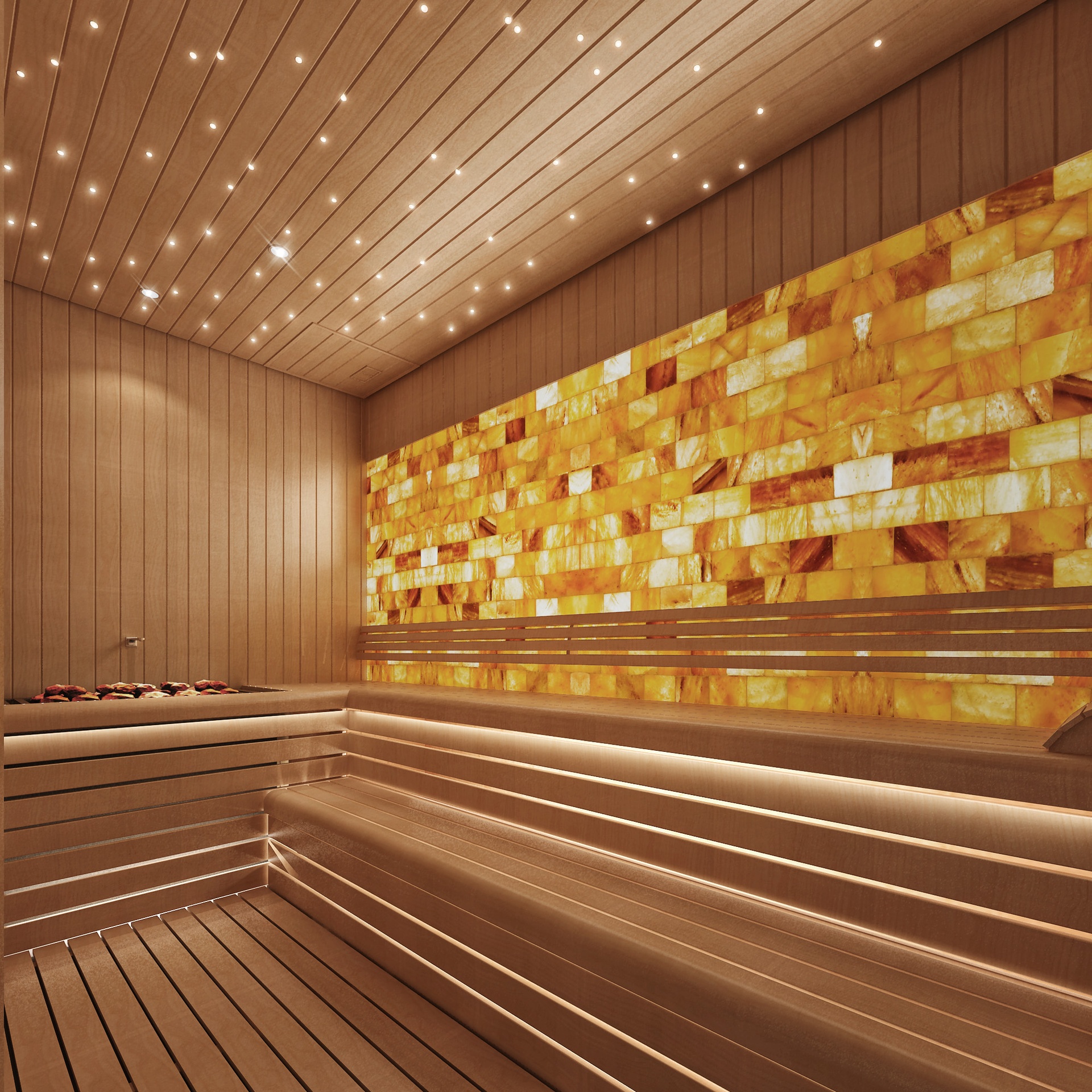 Media 1 for listing Amber Salt Sauna | Deluxe Spa Environment