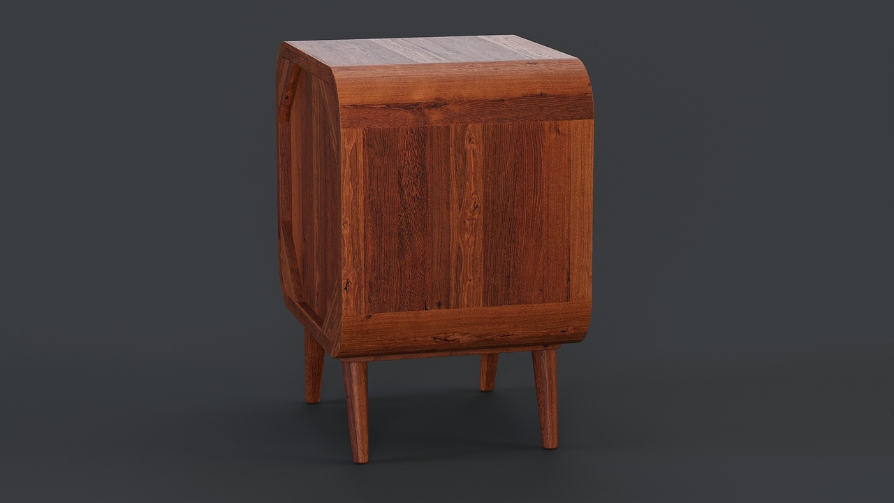 File multimediali per l'articolo Contemporary Nightstand with Rounded Corners: 1