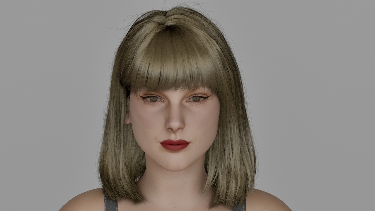 Media 1 for listing Red-lipped lady | Metahuman