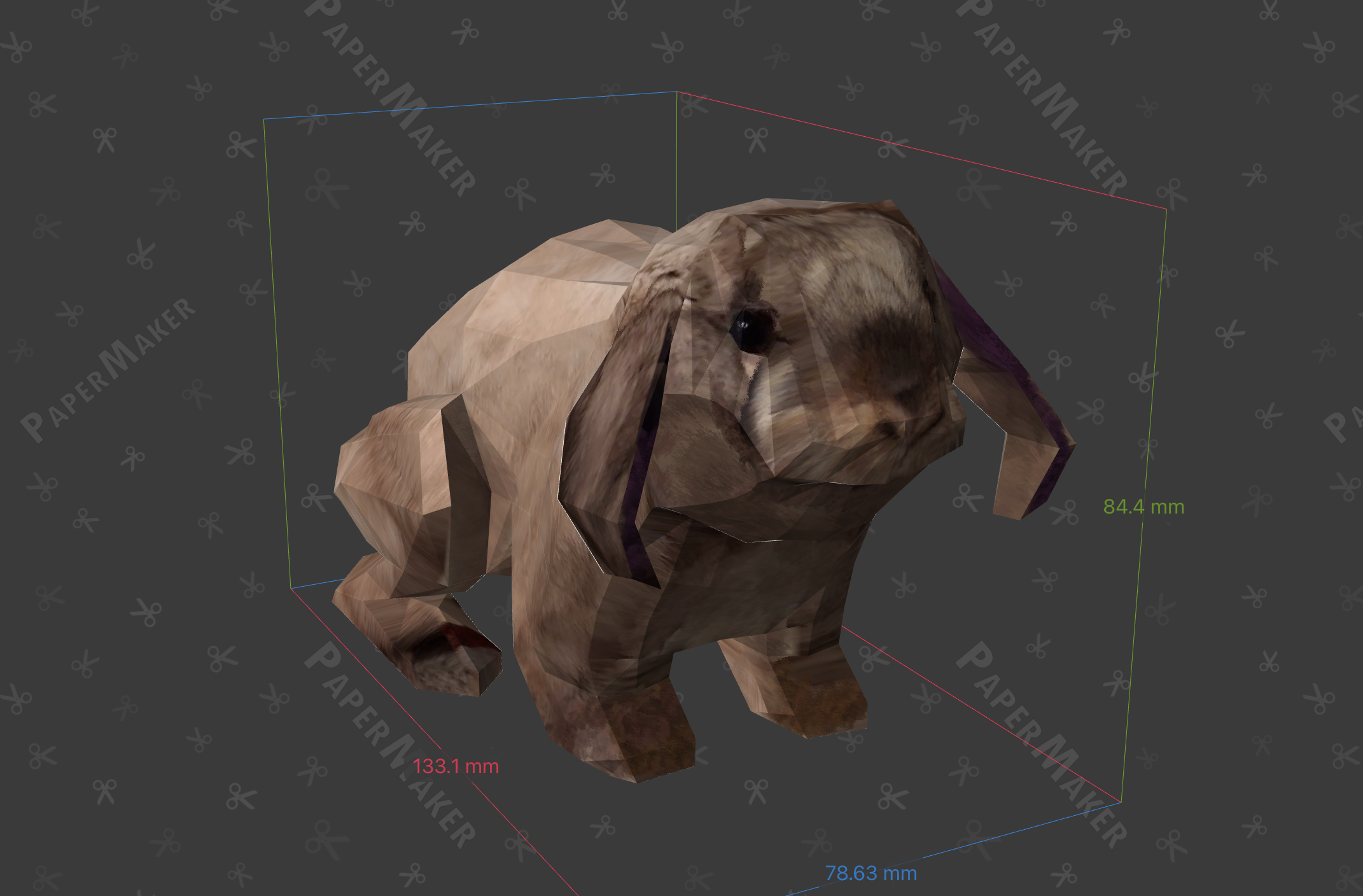 lowpoly Rabbit obj model | Fab