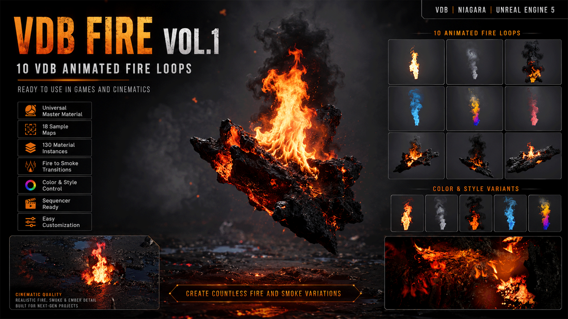 VDB Fire vol.1 | Fab