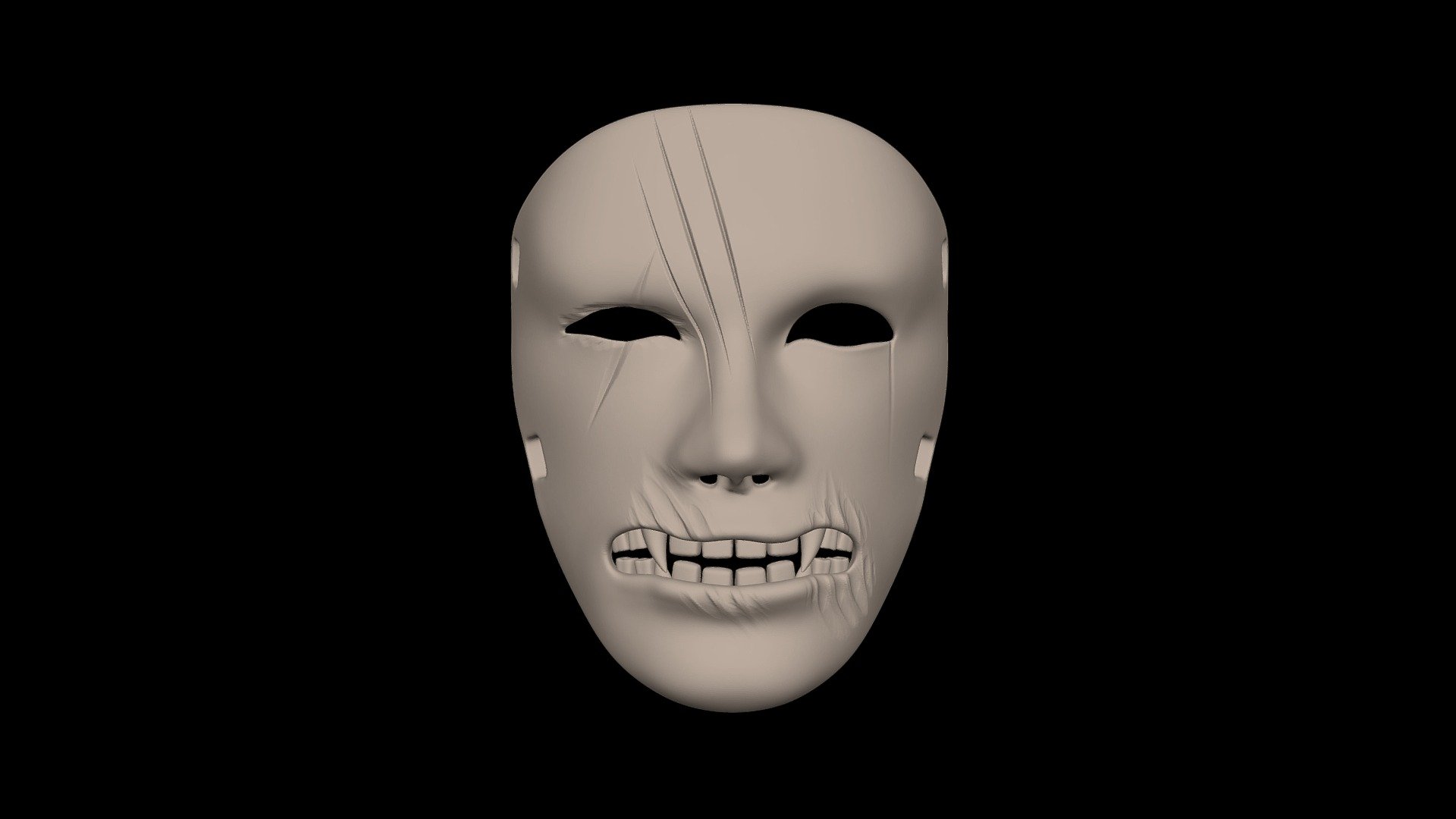 Horror Mask 3D print model | Fab