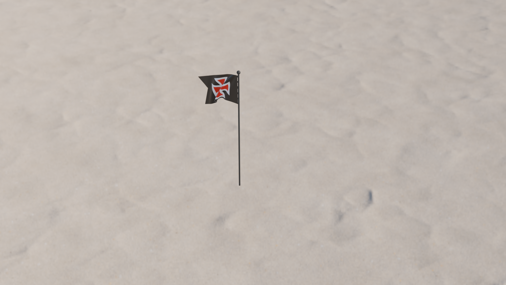 flag with phisics | Fab