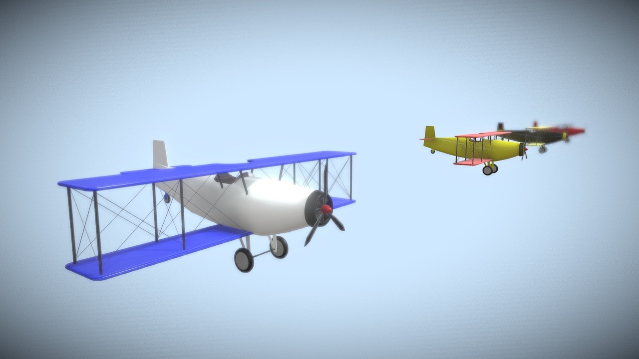 Media 1 for listing Simple Small Airplane many PBR