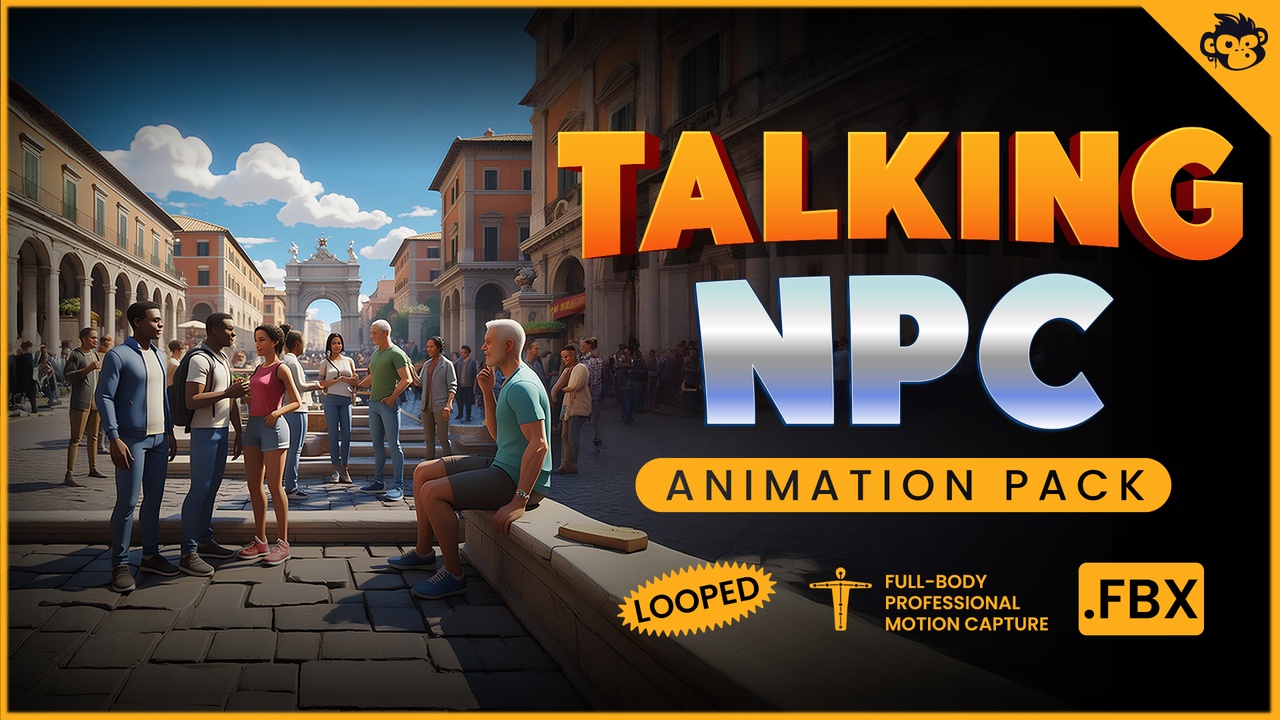 Media 1 for listing Talking NPC Animation Pack