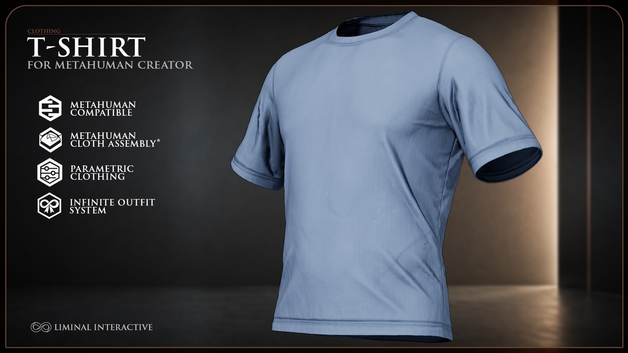 Media 1 for listing T-Shirt for Metahuman Creator