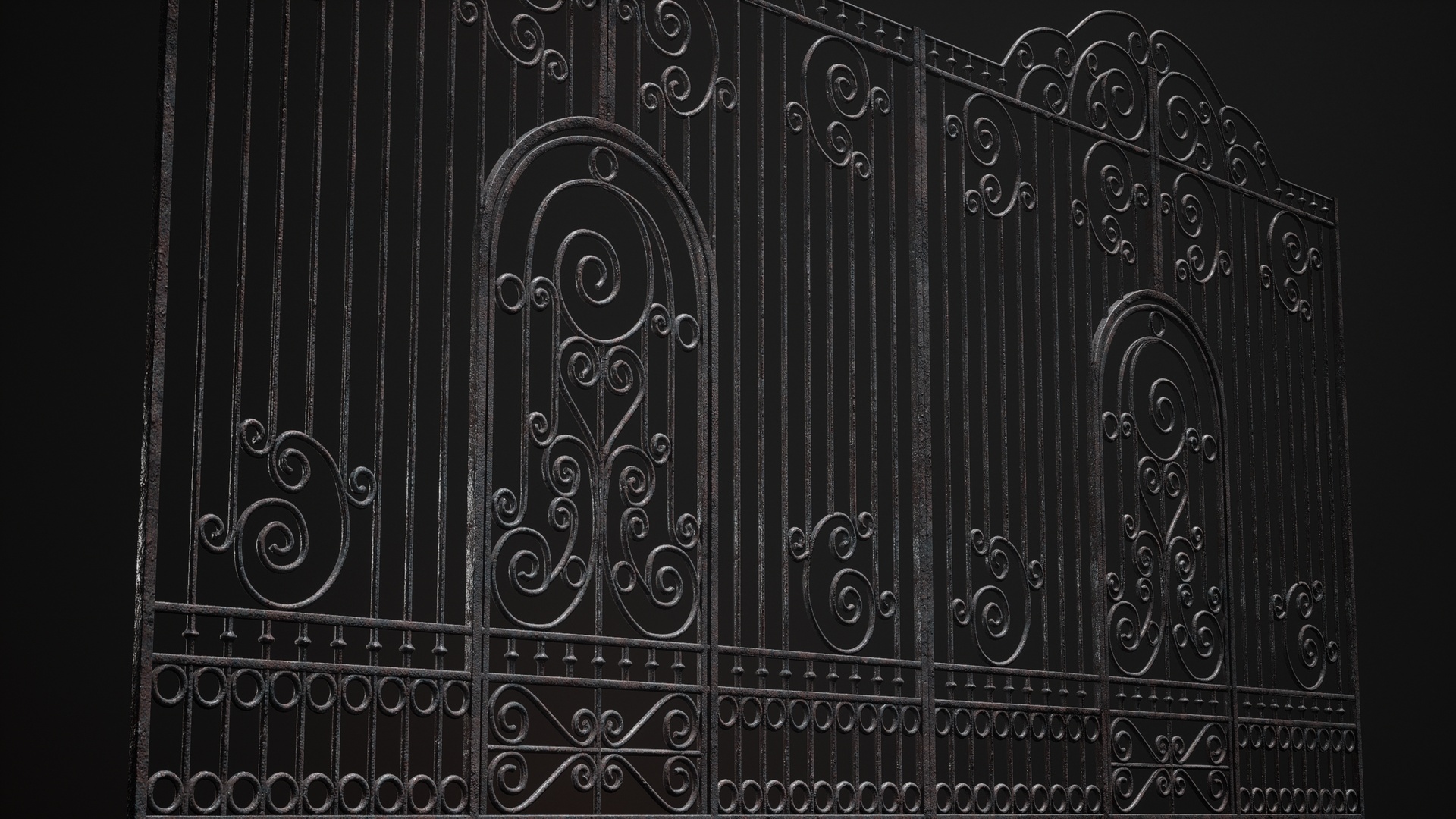 Media 1 for listing Wrought Iron Railing G