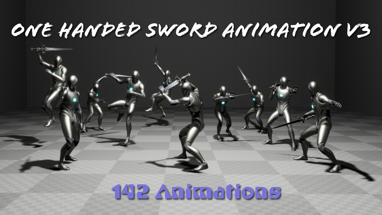 Media 1 for listing One Handed Sword Animations V3