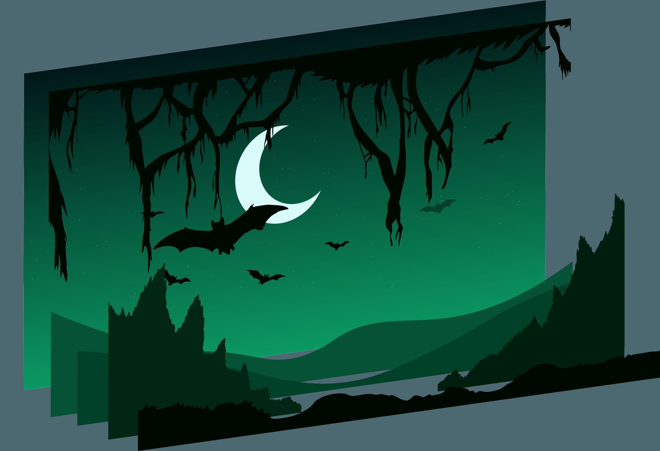 الوسائط 1 للقائمة 2D Background Collection