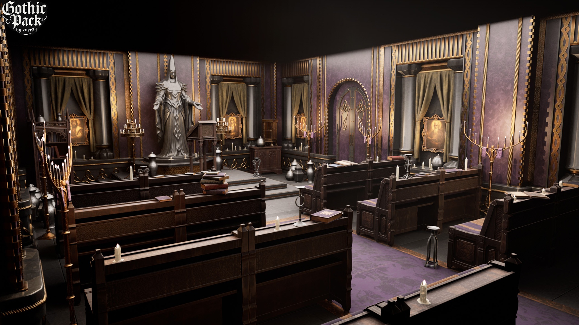 Media 1 for listing Modular Pack - Gothic Church