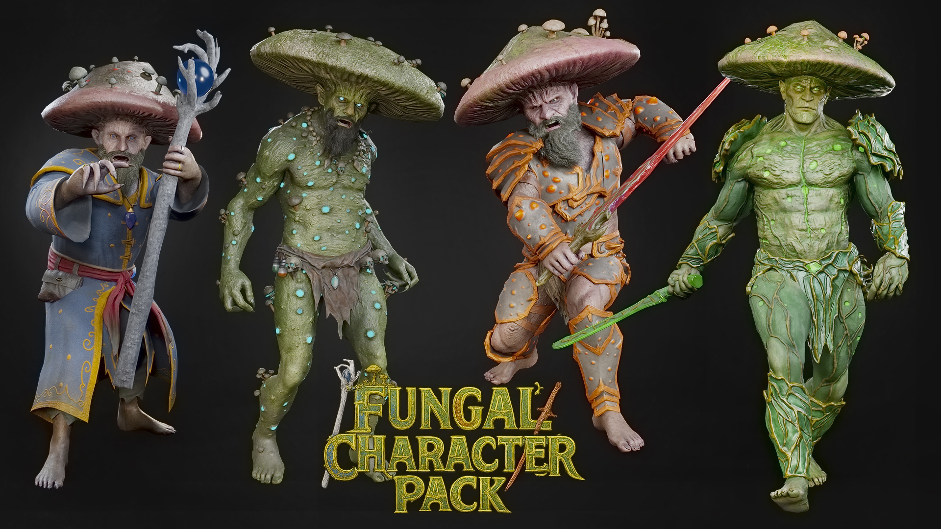 Fungal Character Pack | Fab