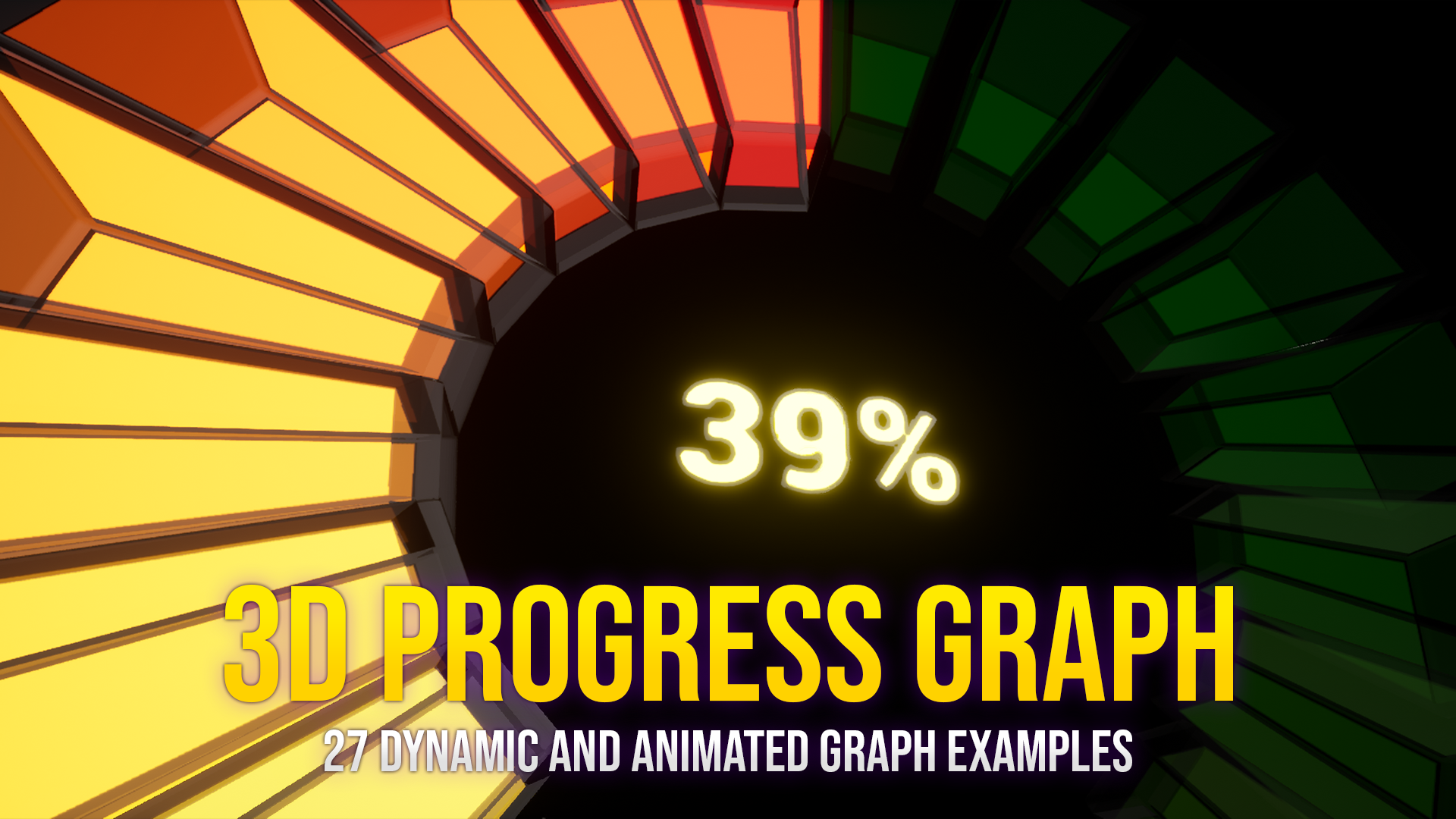 Dynamic and Animated 3D Progress Graph | Fab