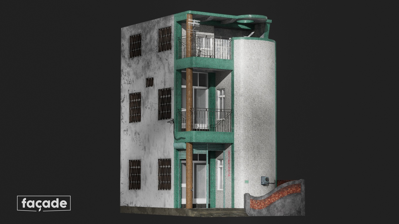 Media 1 for listing Authentic Taiwan - A 1950s Ceramic Tile Facade - Q260404U