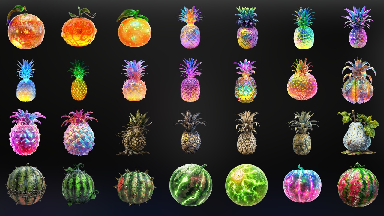 Media 1 for listing Magic Fruits - Icon Pack