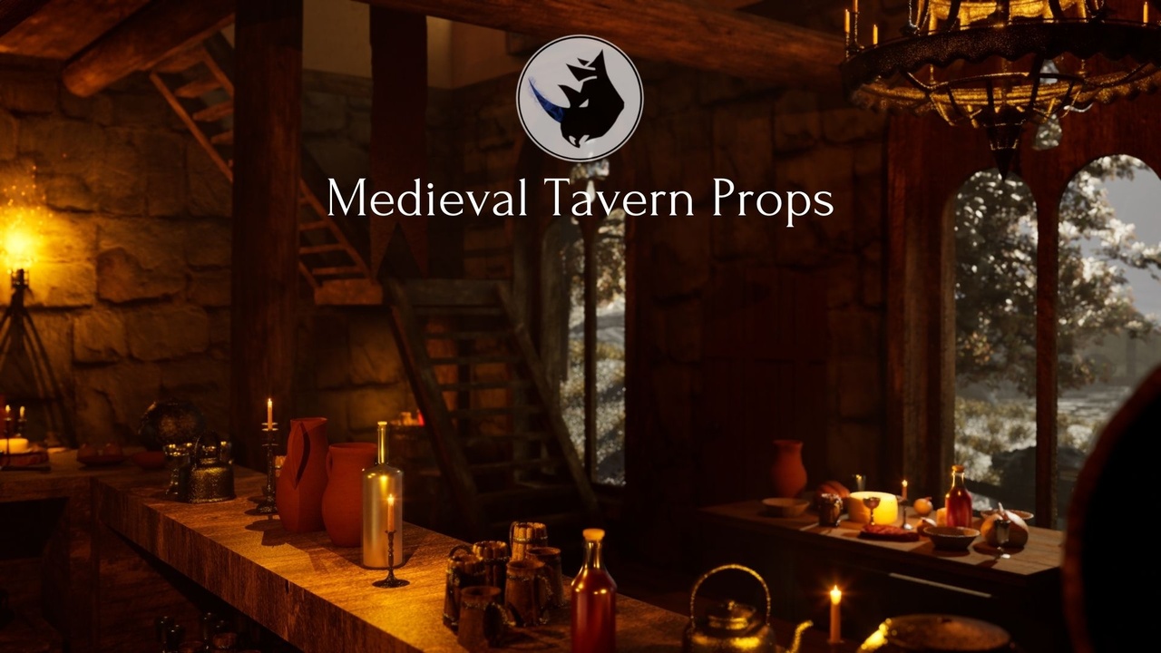 Media 1 for listing Medieval Tavern Props