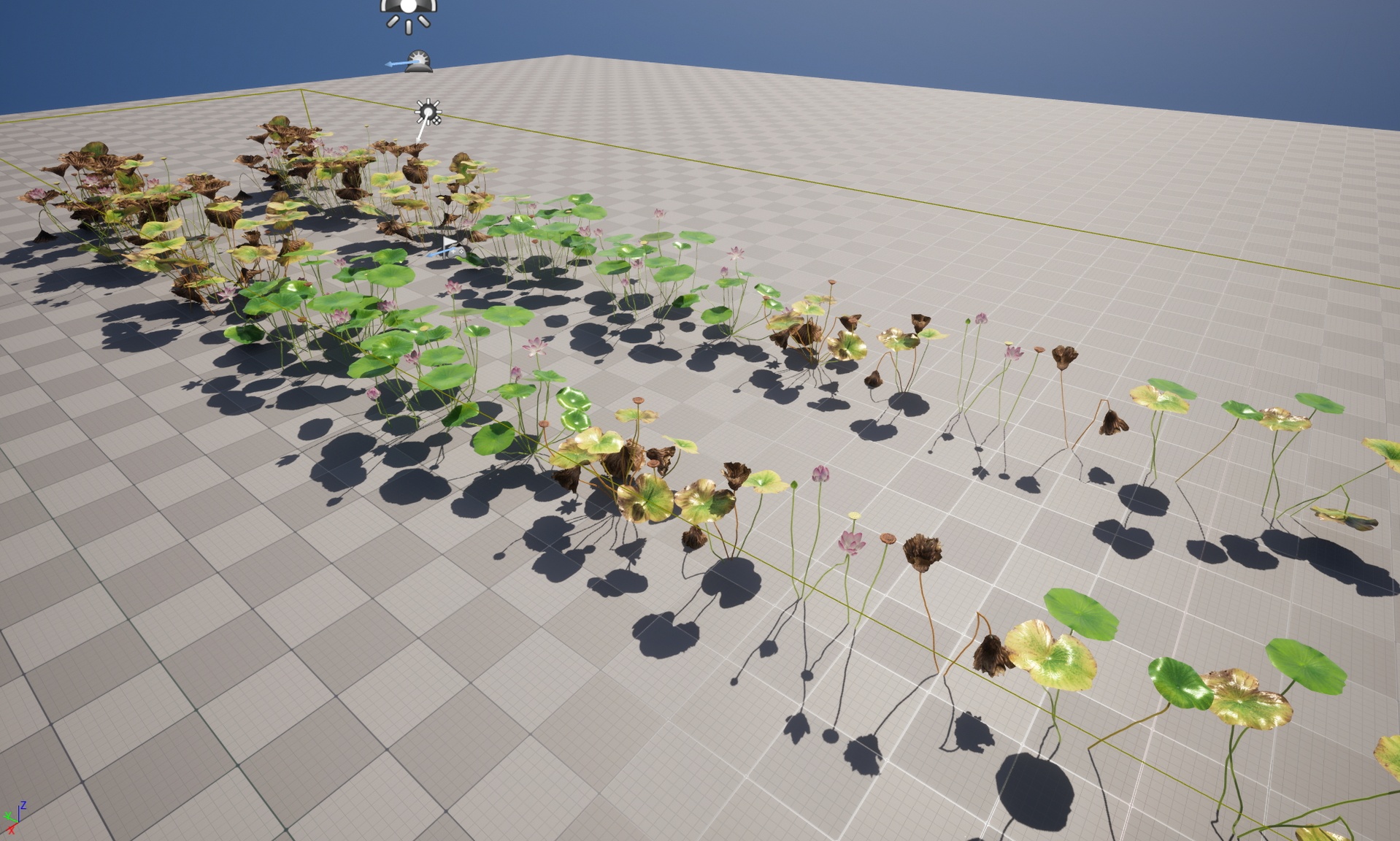 Media 1 for listing Nanite Plant Foliage - Nelumbo - sacred lotus 03 (Highpoly+Low Poly)