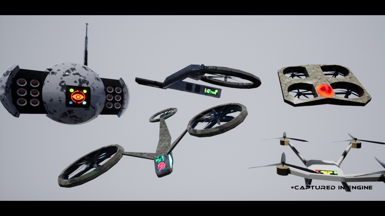 Media 1 for listing Flying Drones With Blueprints
