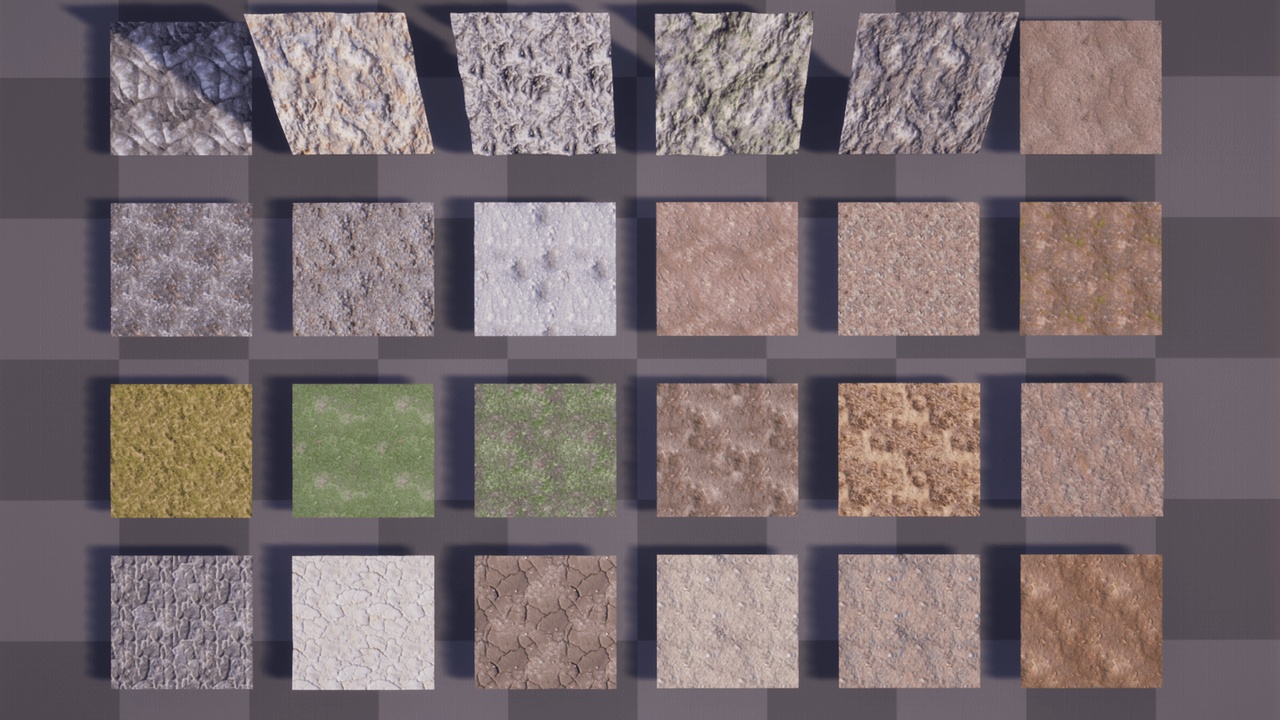 Media 1 for listing (24) PBR Landscape Materials