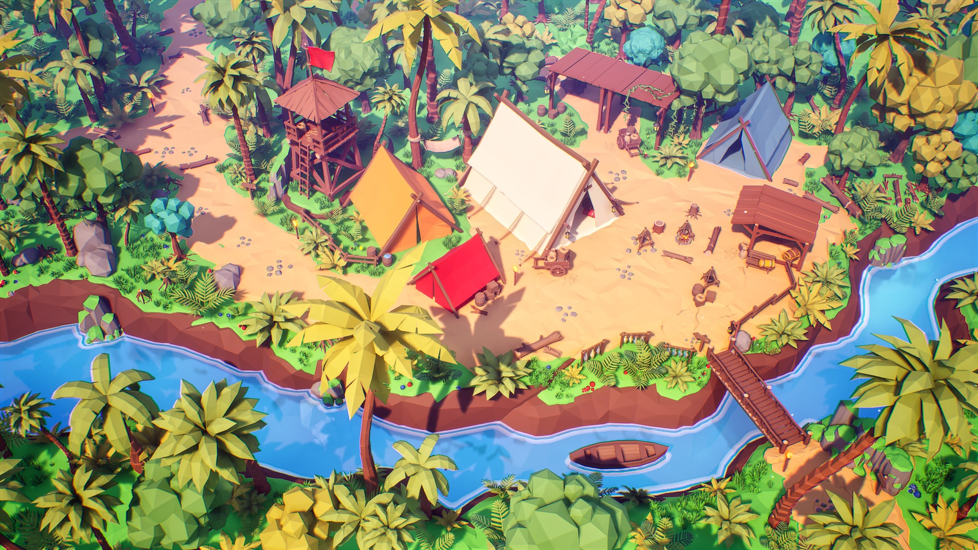 Media 1 for listing Jungle Camp – Polyart Environment