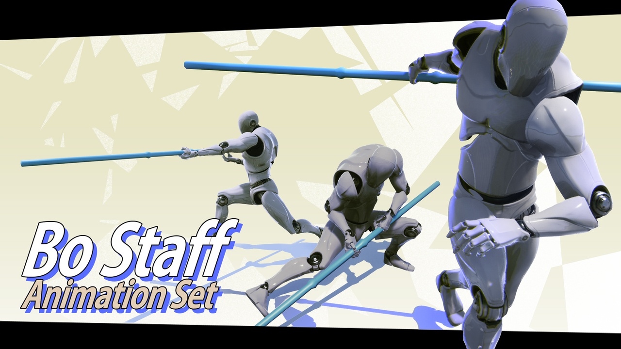 Media 1 for listing BoStaff AnimSet