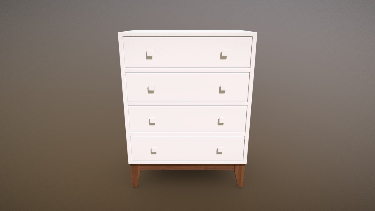 Media 1 for listing White Chest of Drawers