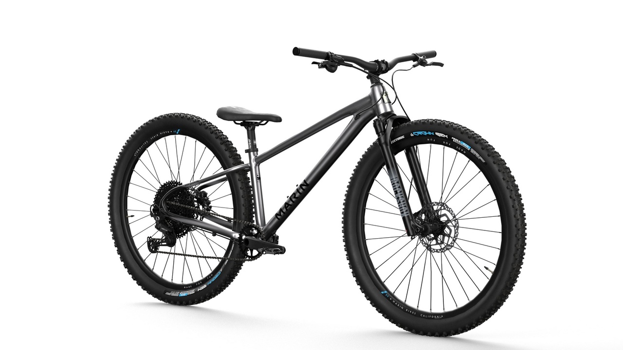 MTB hardtail in silver metallic black | Fab