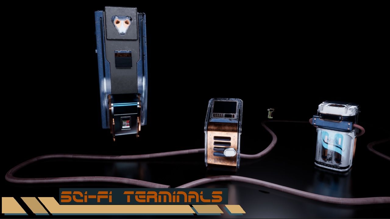 Media 1 for listing Sci-Fi Props - Terminals