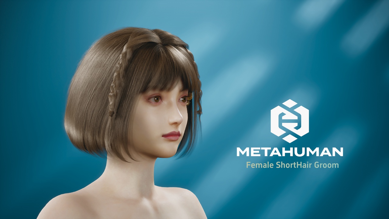 Media 1 for listing MetaHuman Female Short Hair Groom
