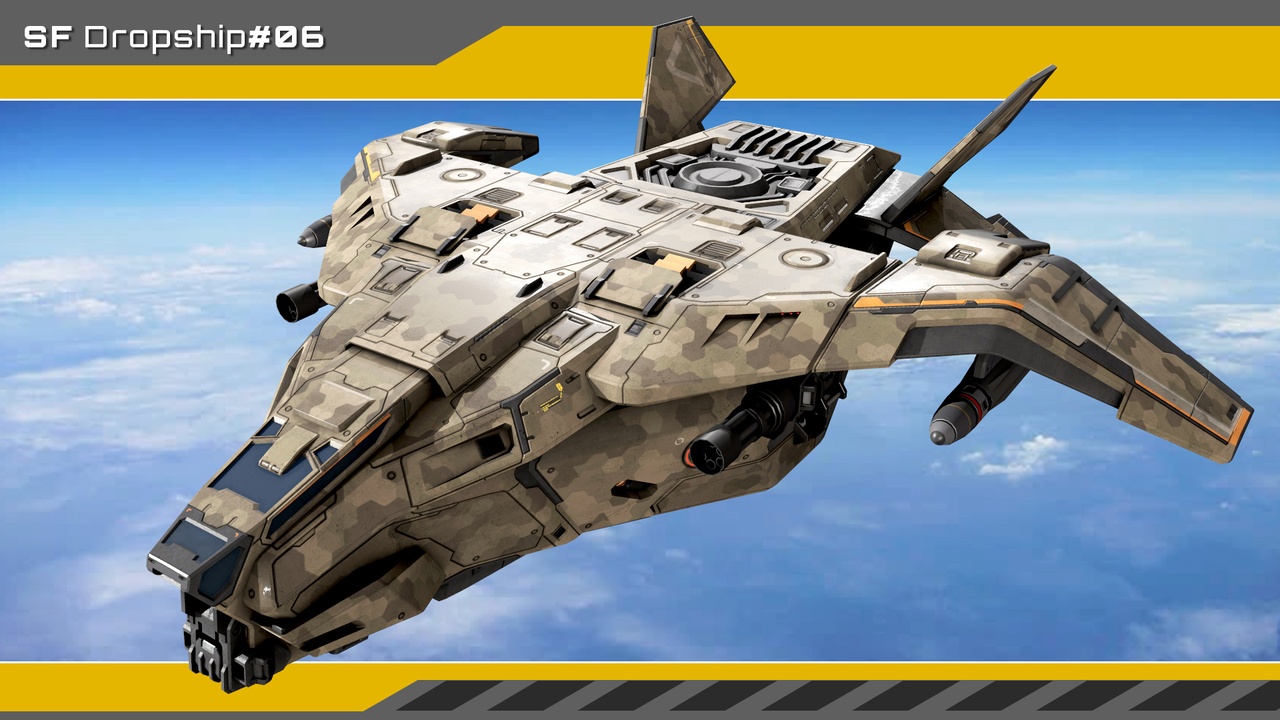 File multimediali per l'articolo VTOL Dropship Spaceship: 1