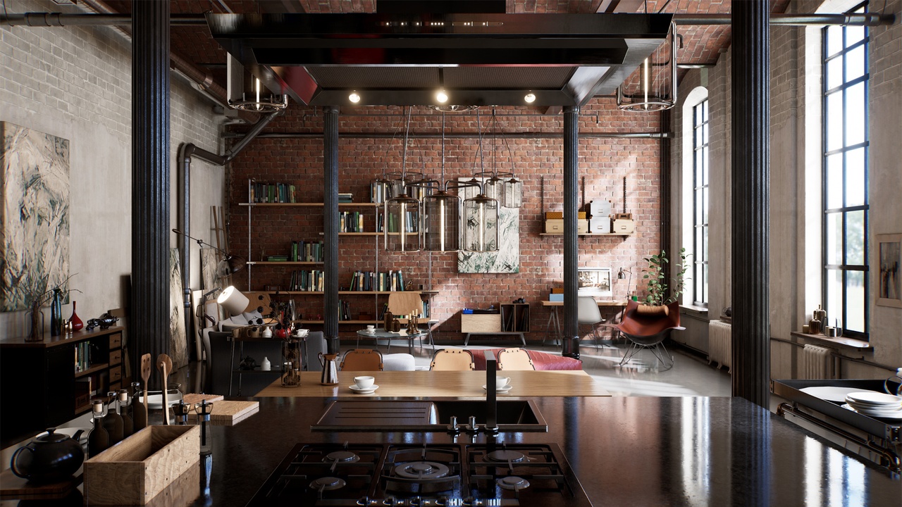Media 1 for listing Modern Loft Interior - Archinteriors Vol 1 Scene 6