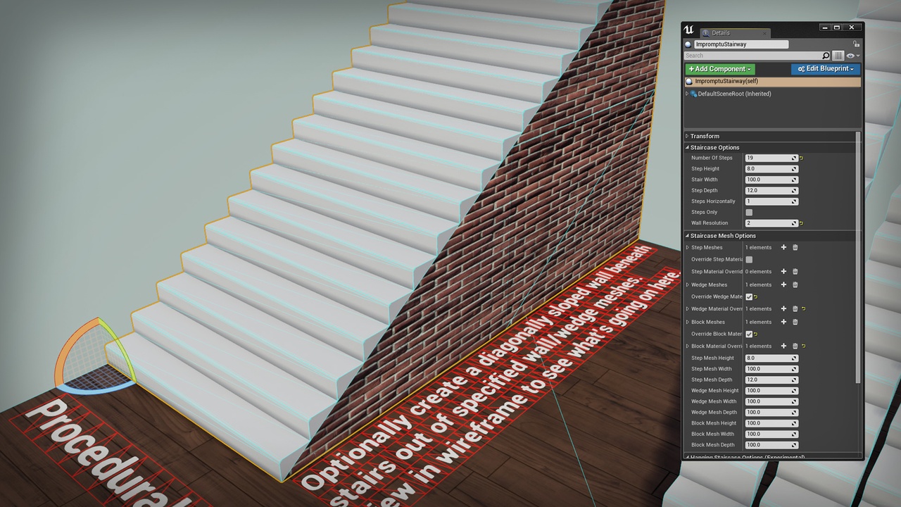 Media 1 for listing Impromptu Procedural Stairs