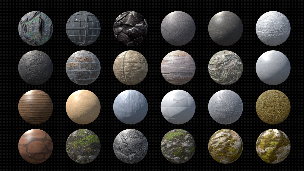 الوسائط 1 للقائمة 50 ground PBR materials V1