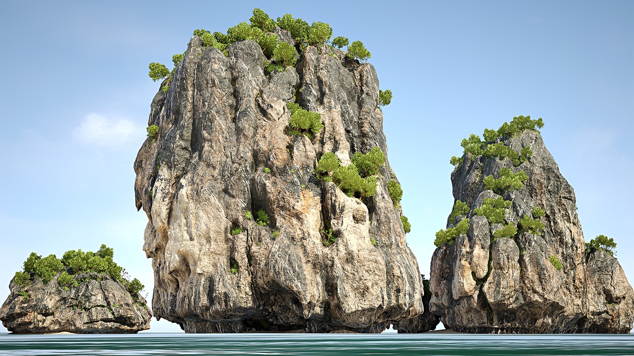 Media 1 for listing Asian Rocks Pack 2