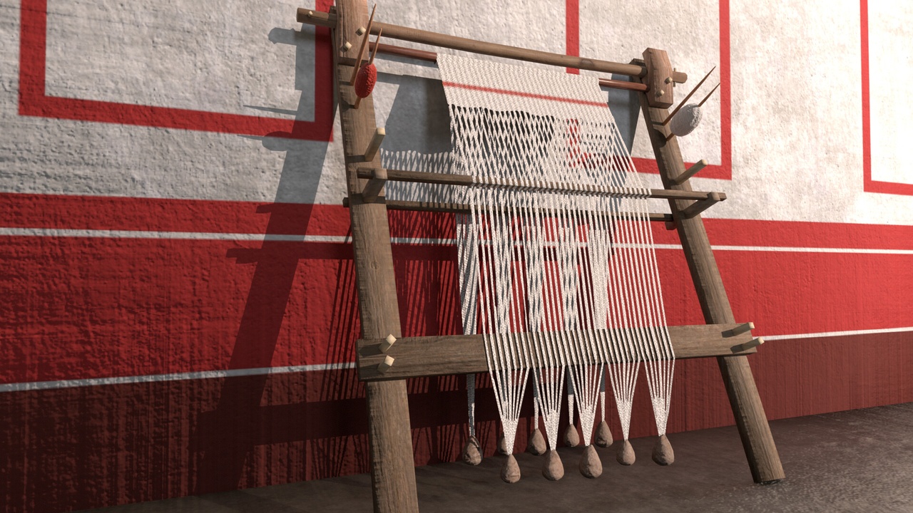 Media 1 for listing Greco-Roman loom