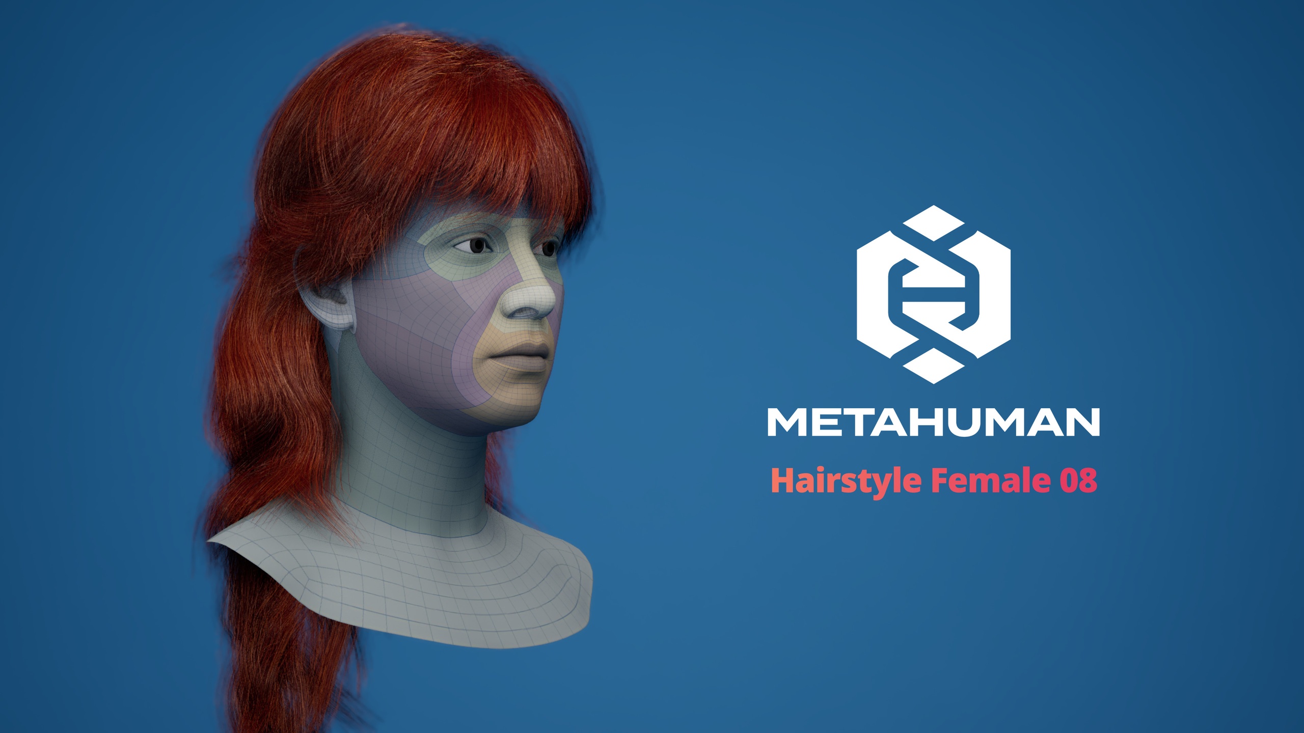MetaHuman Hairstyle Female 08 Groom ilanı için 1. medya
