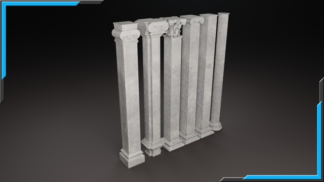 Medium 1 für Eintrag Building Architecture Element Textured Base Mesh 14